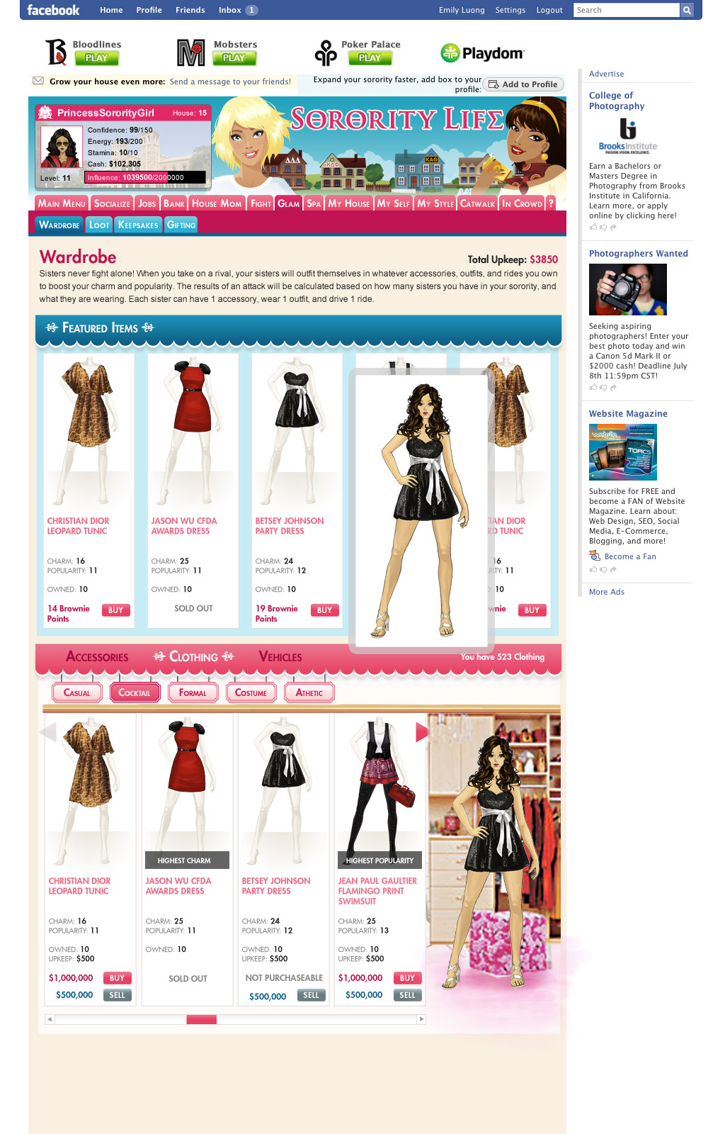 Sorority Life gameplay