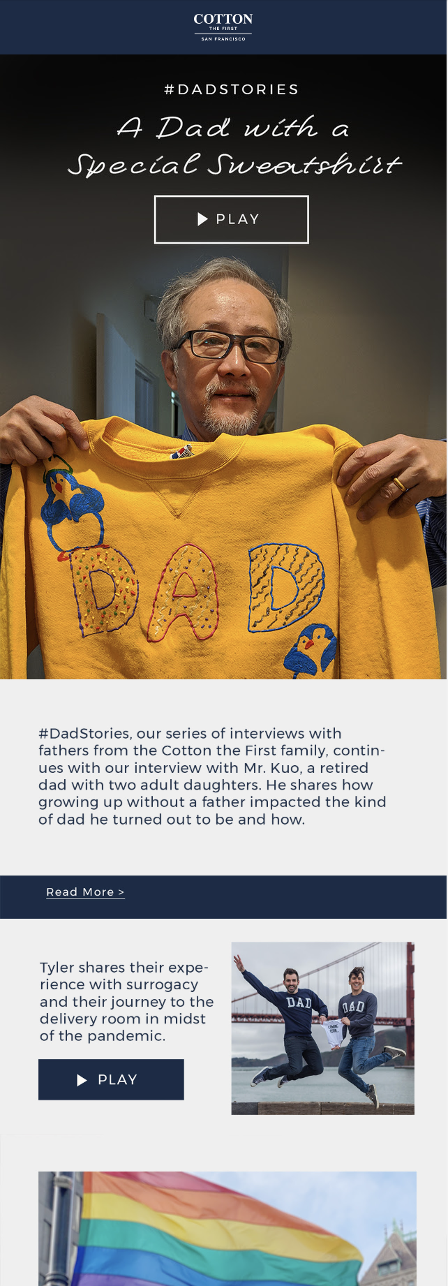 Mr. Kuo — A Dad with a Special Sweatshirt