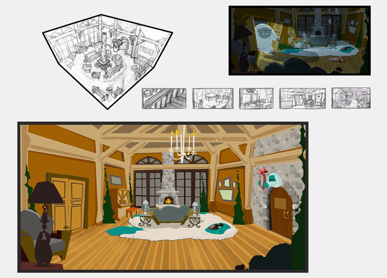 Swiss Chalet concept sheet