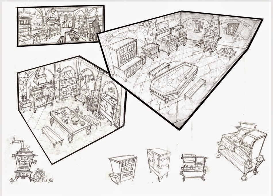 Environment concept — kitchen interior